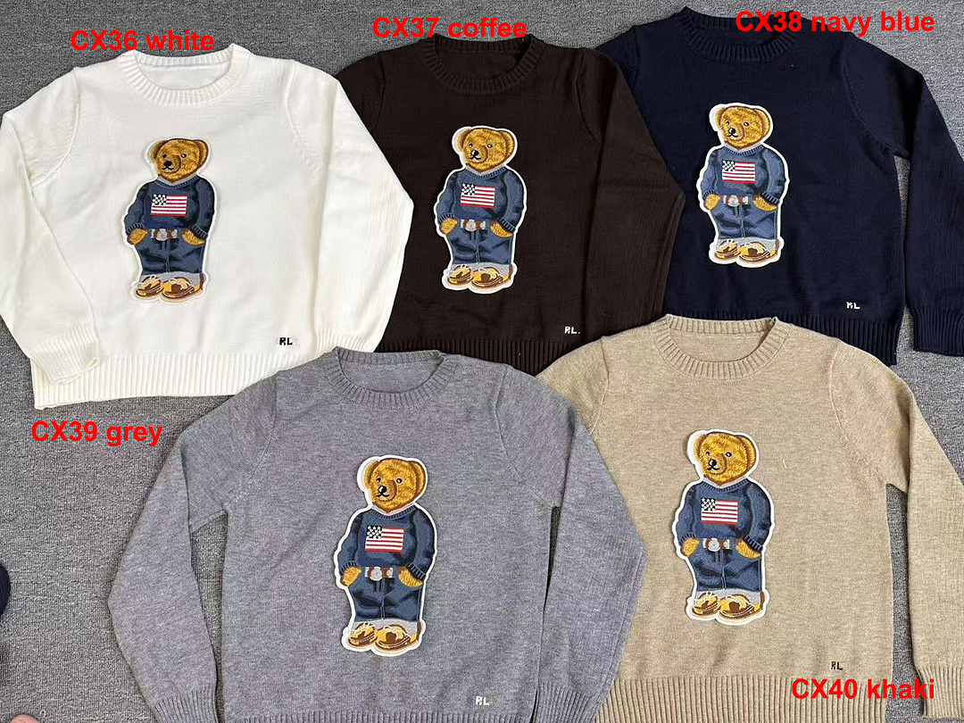 Ralph Lauren Polo Bear Cotton Crewneck Sweater · A3396 — תמונה 87