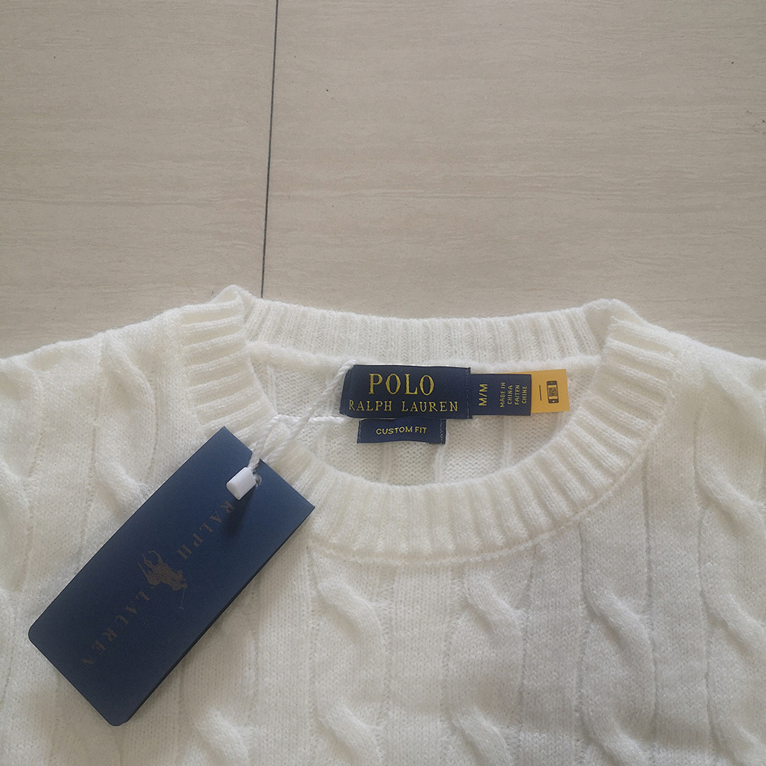 Ralph Lauren Cable-Knit Cotton Crewneck Sweater · A2183 — תמונה 11