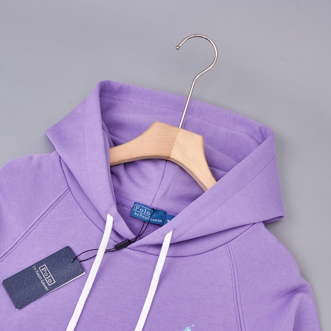 Ralph Lauren Shrunken Fit Fleece Hoodie · A3447 — תמונה 13