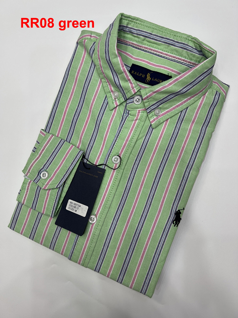 Ralph Lauren Striped Oxford Shirt · A2308 — תמונה 3