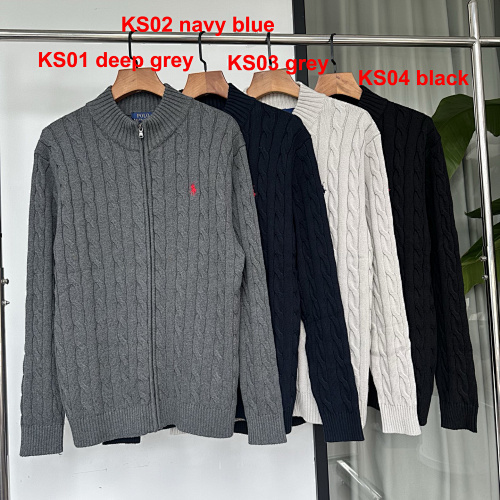 A2592 Rauph Lauren men sweater zipper model