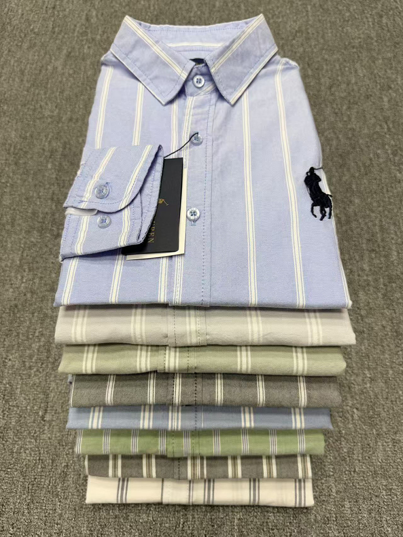 Ralph Lauren Classic Fit Stripe Cotton Broadcloth · A3158 — תמונה 29