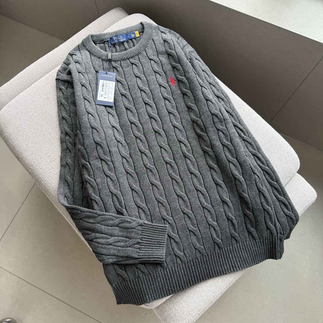 A2591 Rauph Lauren men sweater twist model — תמונה 12