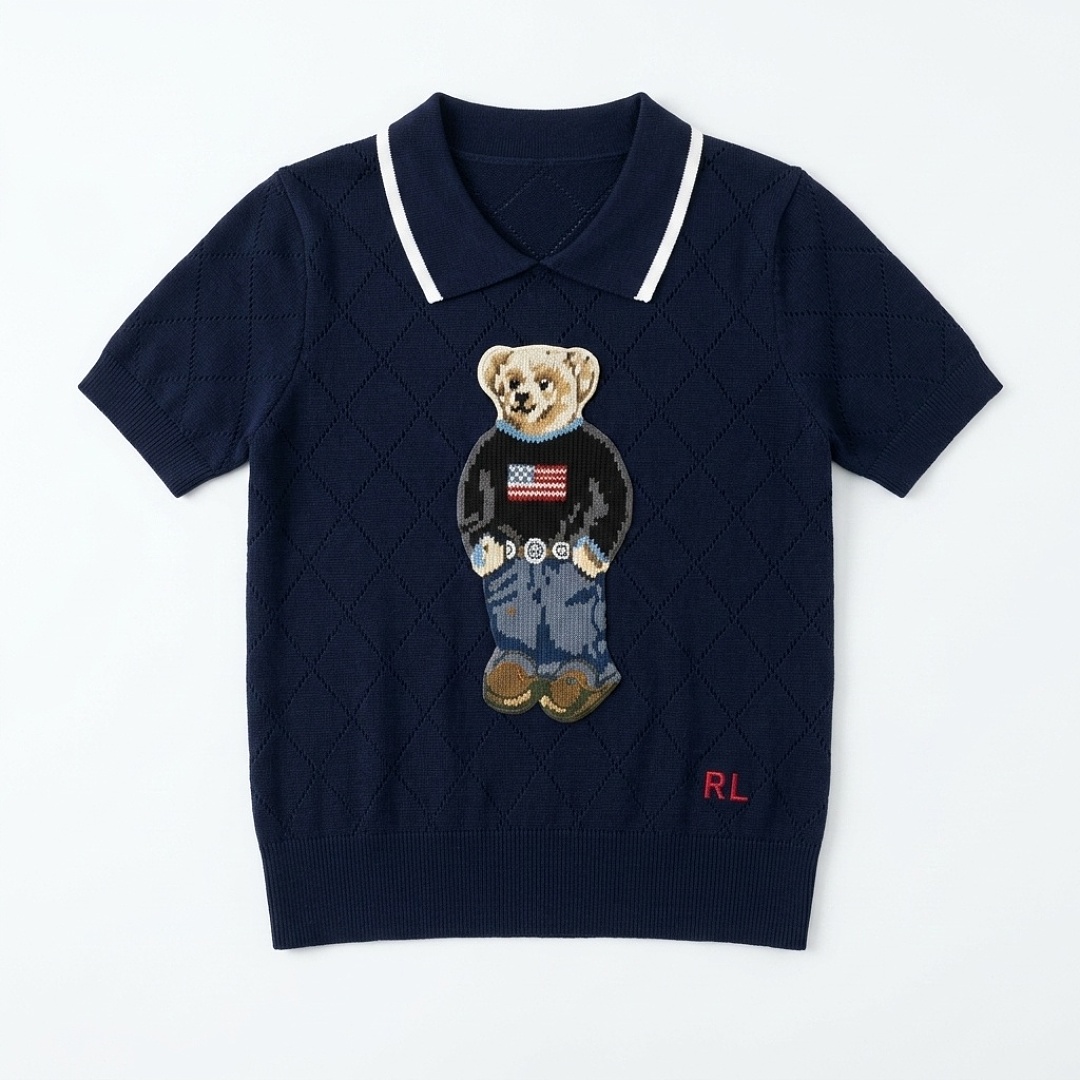 Ralph Lauren Polo Bear Jersey T-Shirt · A3395 — תמונה 27