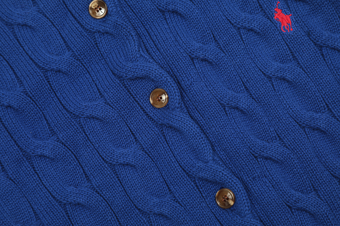 Ralph Lauren Cable Knit Cotton Cardigan · A3415 — תמונה 27