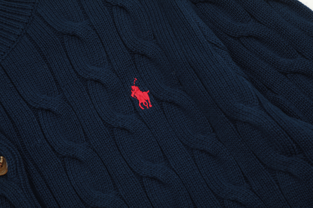 Ralph Lauren Cable Knit Cotton Cardigan · A3415 — תמונה 13