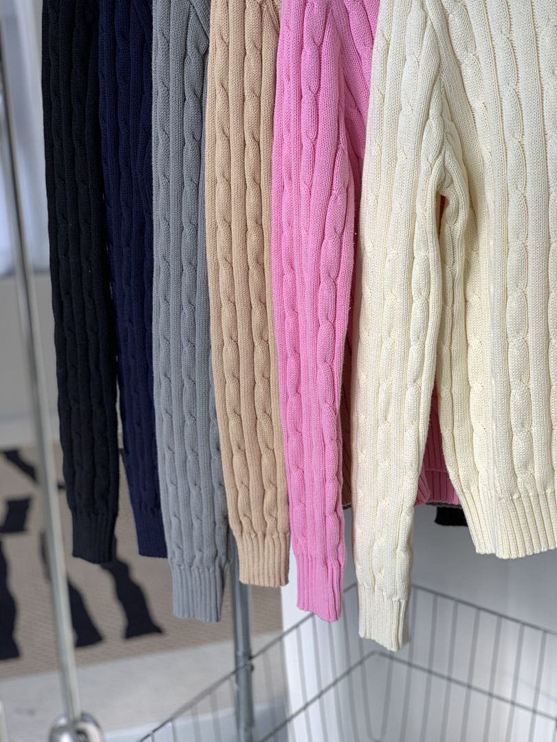 Polo Ralph Lauren Julianna Cable Knit Sweater · A2907 — תמונה 12