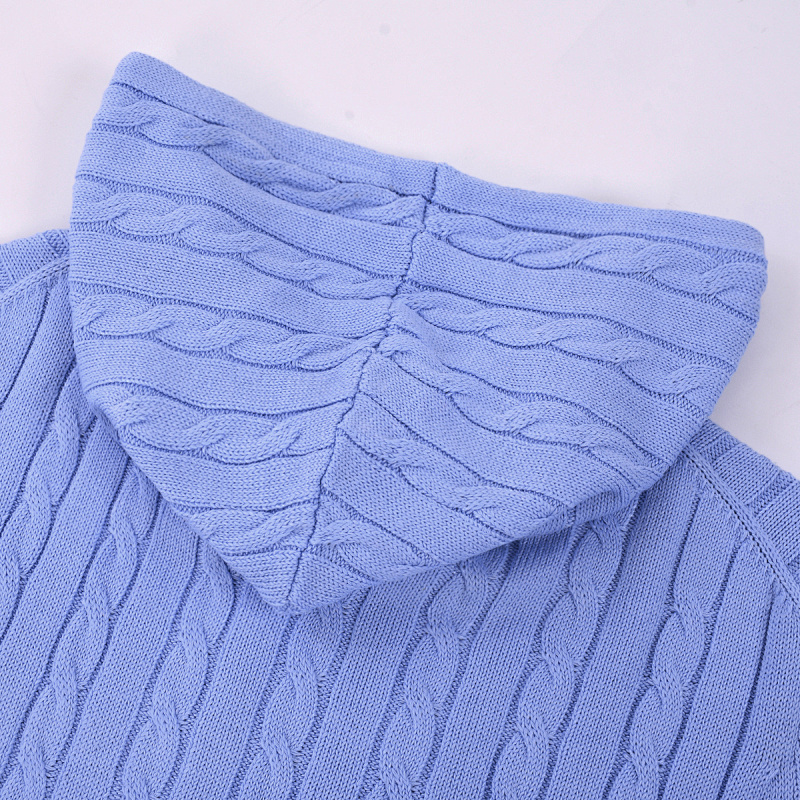 Polo Ralph Lauren Cable Knit Hoodie · A2618 — תמונה 4