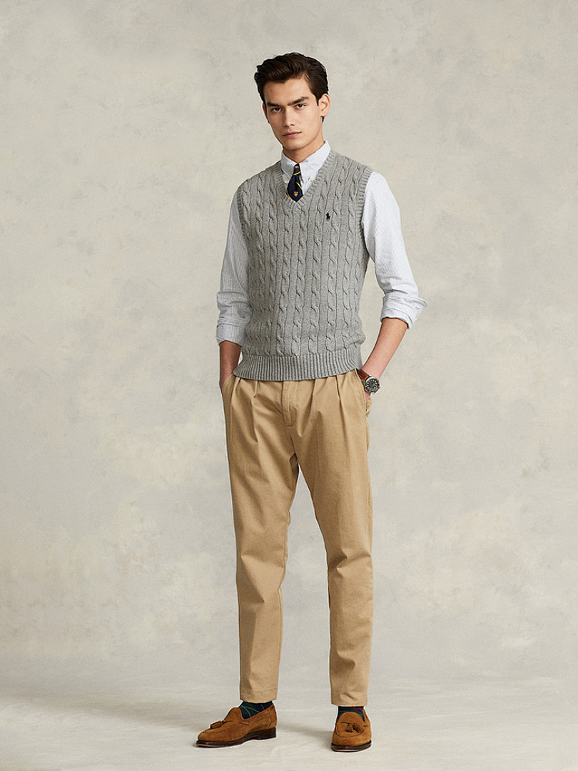 Ralph Lauren Cable-Knit Sweater Vest · A2857 — תמונה 3