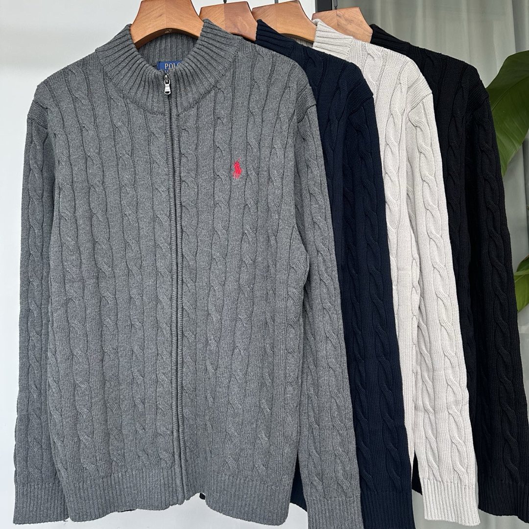 A2592 Rauph Lauren men sweater zipper model — תמונה 27