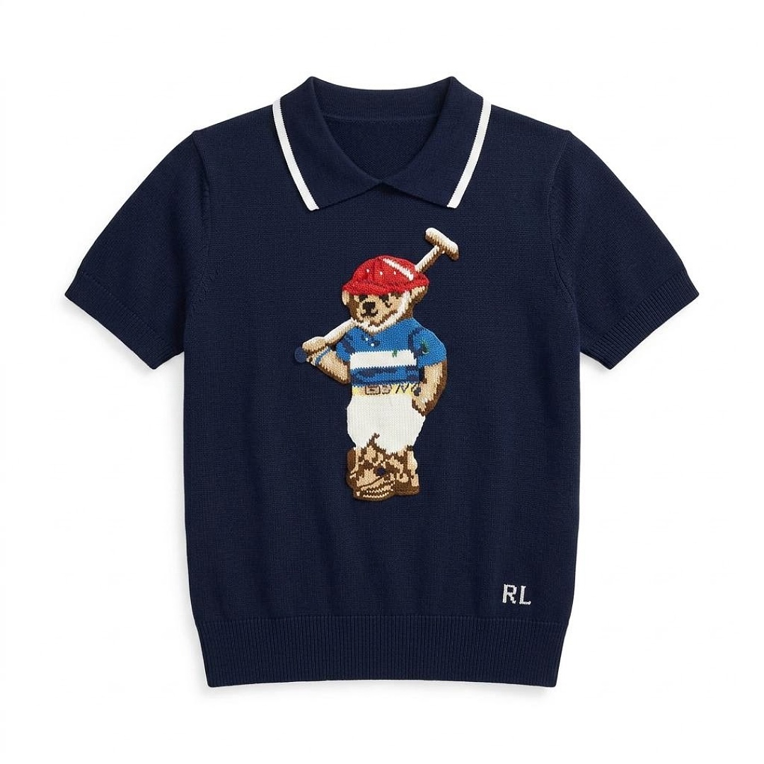 Ralph Lauren Polo Bear Jersey T-Shirt · A3395 — תמונה 17