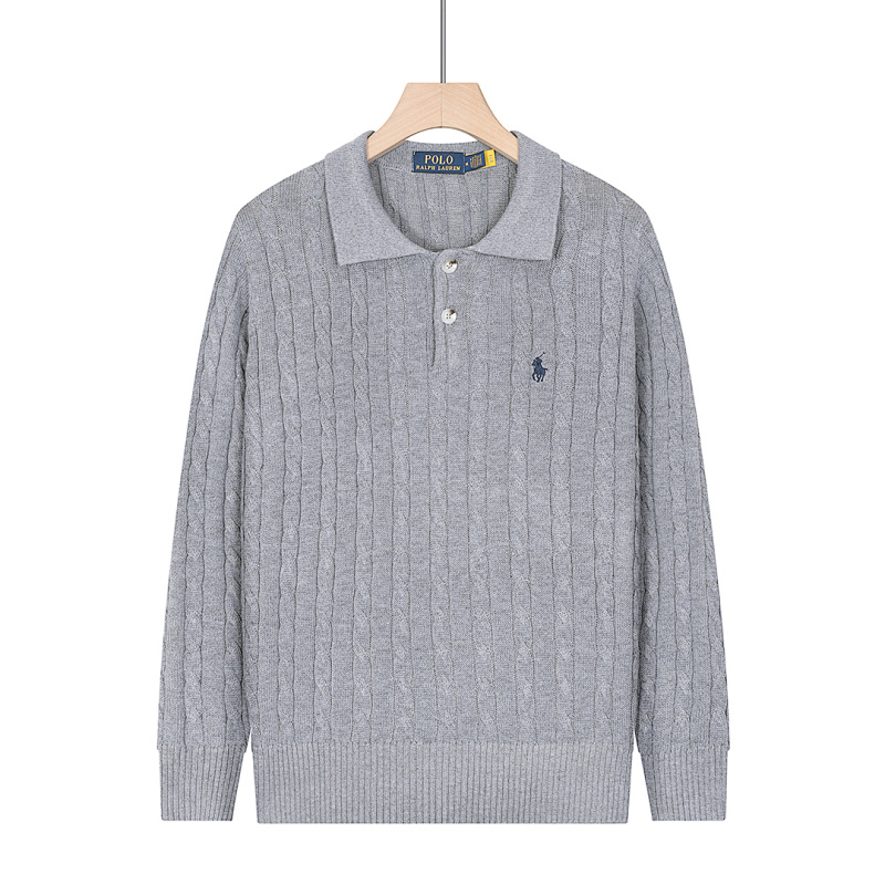 Ralph Lauren Cable-Knit Cotton Polo Sweater · A2569 — תמונה 19