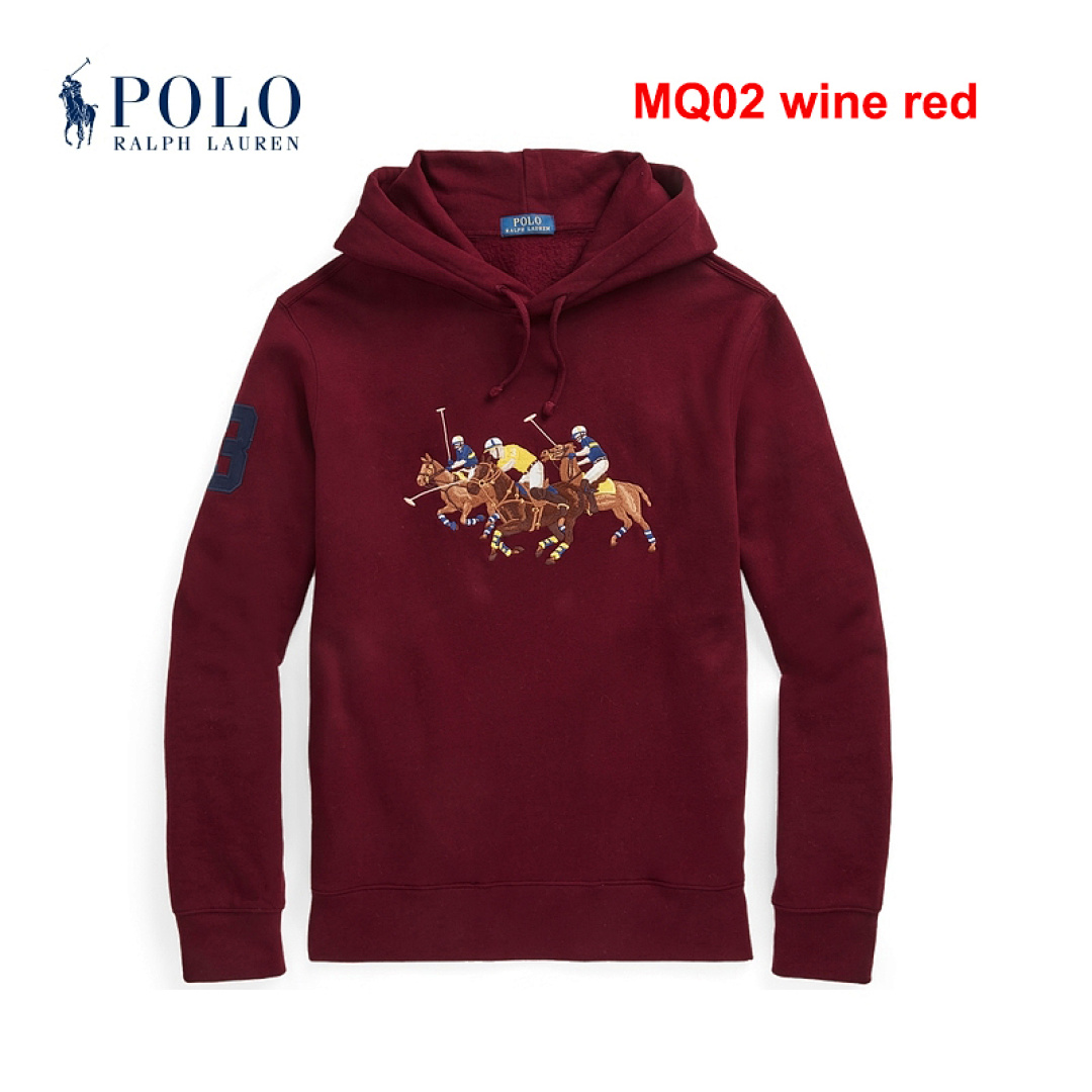 Ralph Lauren Triple-Pony Fleece Hoodie · A1355 — תמונה 3