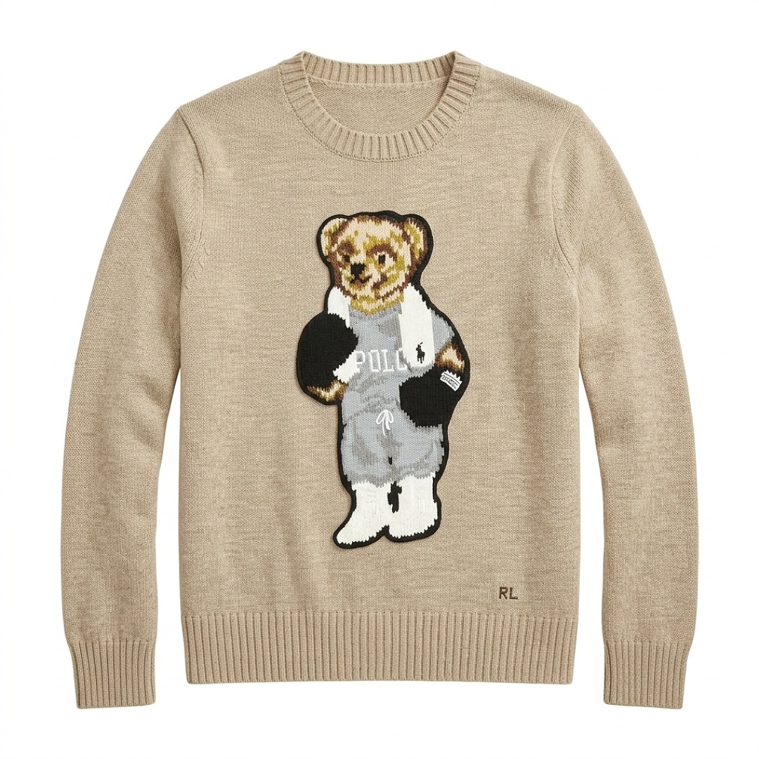 Ralph Lauren Polo Bear Cotton Crewneck Sweater · A3396 — תמונה 9