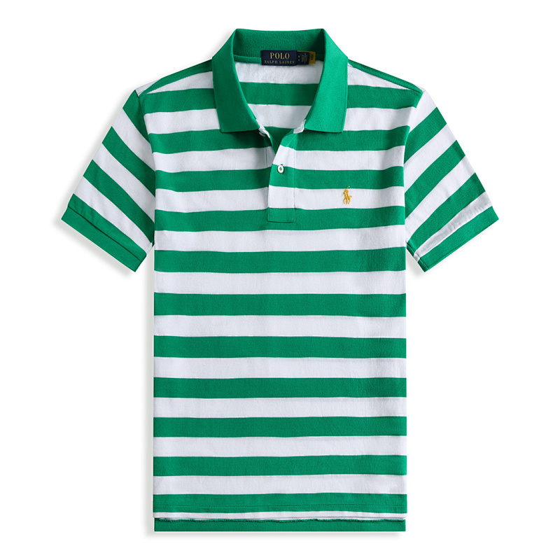 Ralph Lauren Classic Fit Striped Mesh Polo · A2375 — תמונה 26