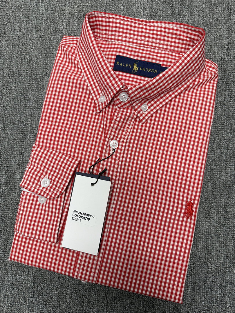 Ralph Lauren Gingham Stretch Poplin Shirt · A3196 — תמונה 22