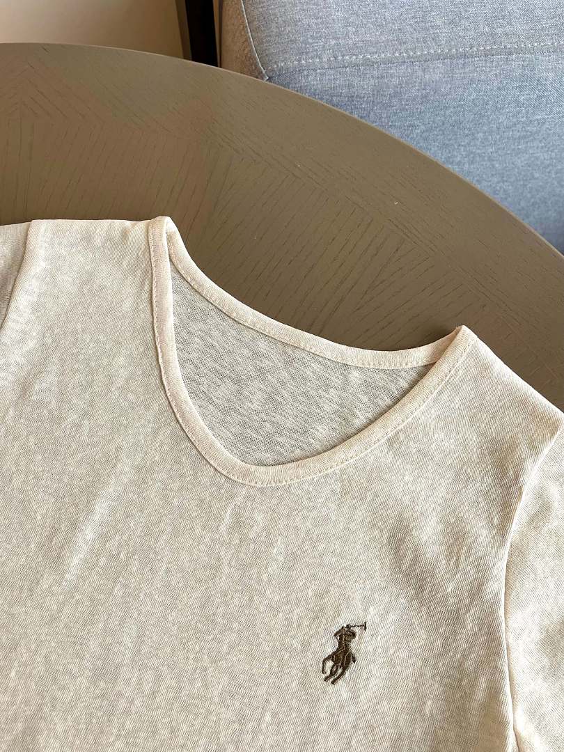 Ralph Lauren Shrunken Fit Jersey Long-Sleeve Tee · A3136 — תמונה 31