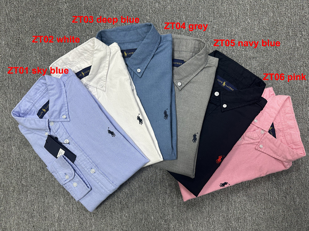 Ralph Lauren The Iconic Solid Cotton Button-Down · A2576 — תמונה 3