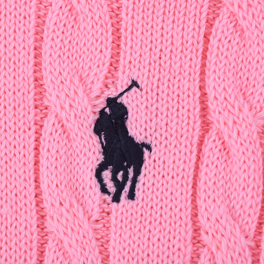 Ralph Lauren Cable-Knit Cotton Polo Sweater · A2569 — תמונה 41