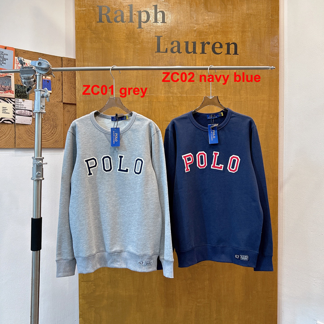 Ralph Lauren Logo Fleece Sweatshirt · A2910