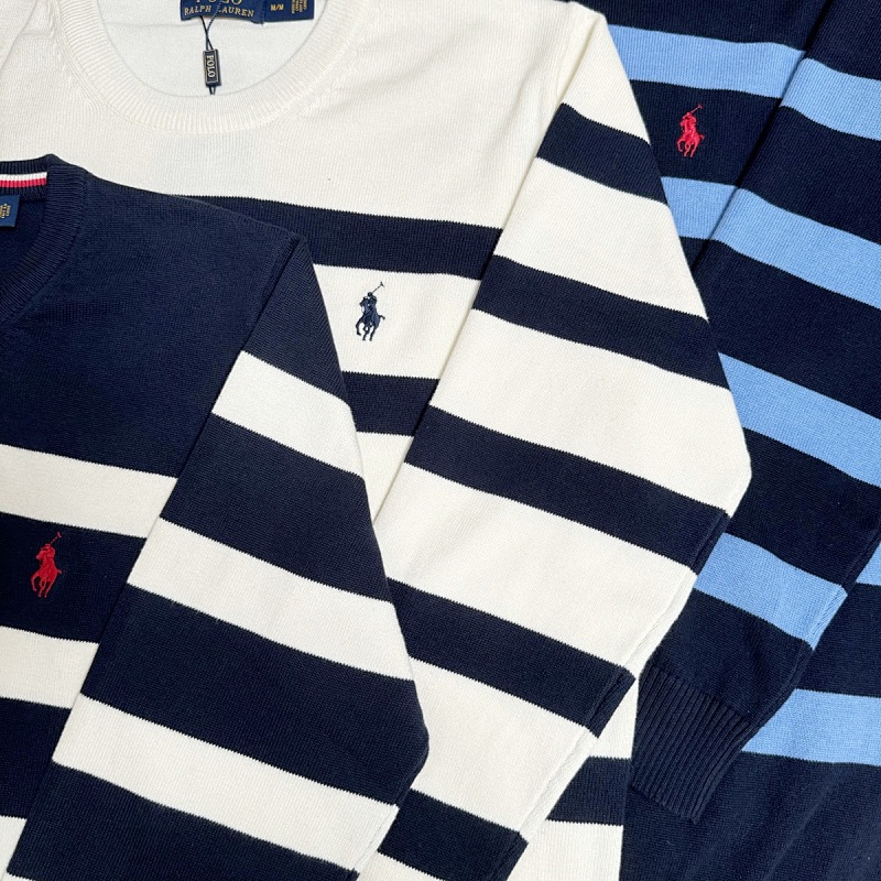 Ralph Lauren Striped Cable-Knit Cotton Sweater · A2142 — תמונה 7