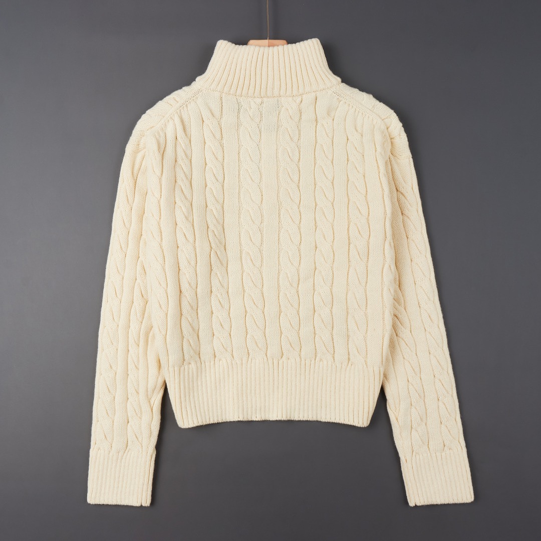 Ralph Lauren Cable Knit Quarter Zip Pullover · A3425 — תמונה 7