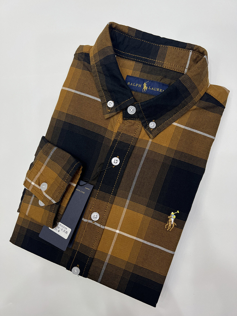 Ralph Lauren Relaxed Fit Plaid Cotton Button-Up · A2312 — תמונה 13