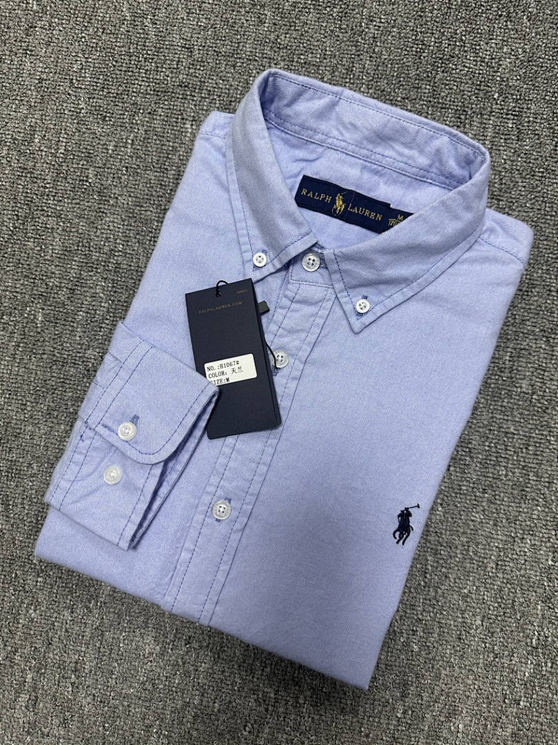 Ralph Lauren The Iconic Solid Cotton Button-Down · A2576 — תמונה 14