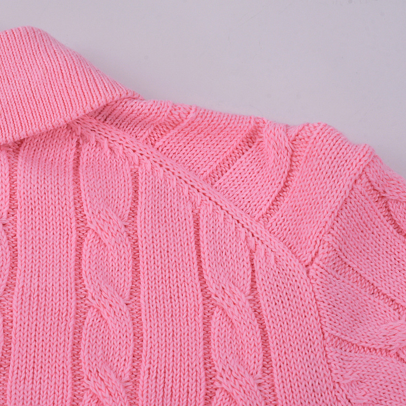 Ralph Lauren Cable-Knit Cotton Polo Sweater · A2569 — תמונה 24