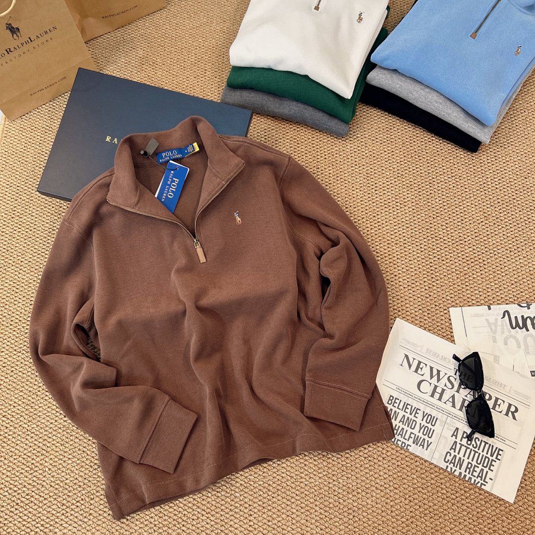 Ralph Lauren Estate-Rib Quarter-Zip Pullover · A2909 — תמונה 32