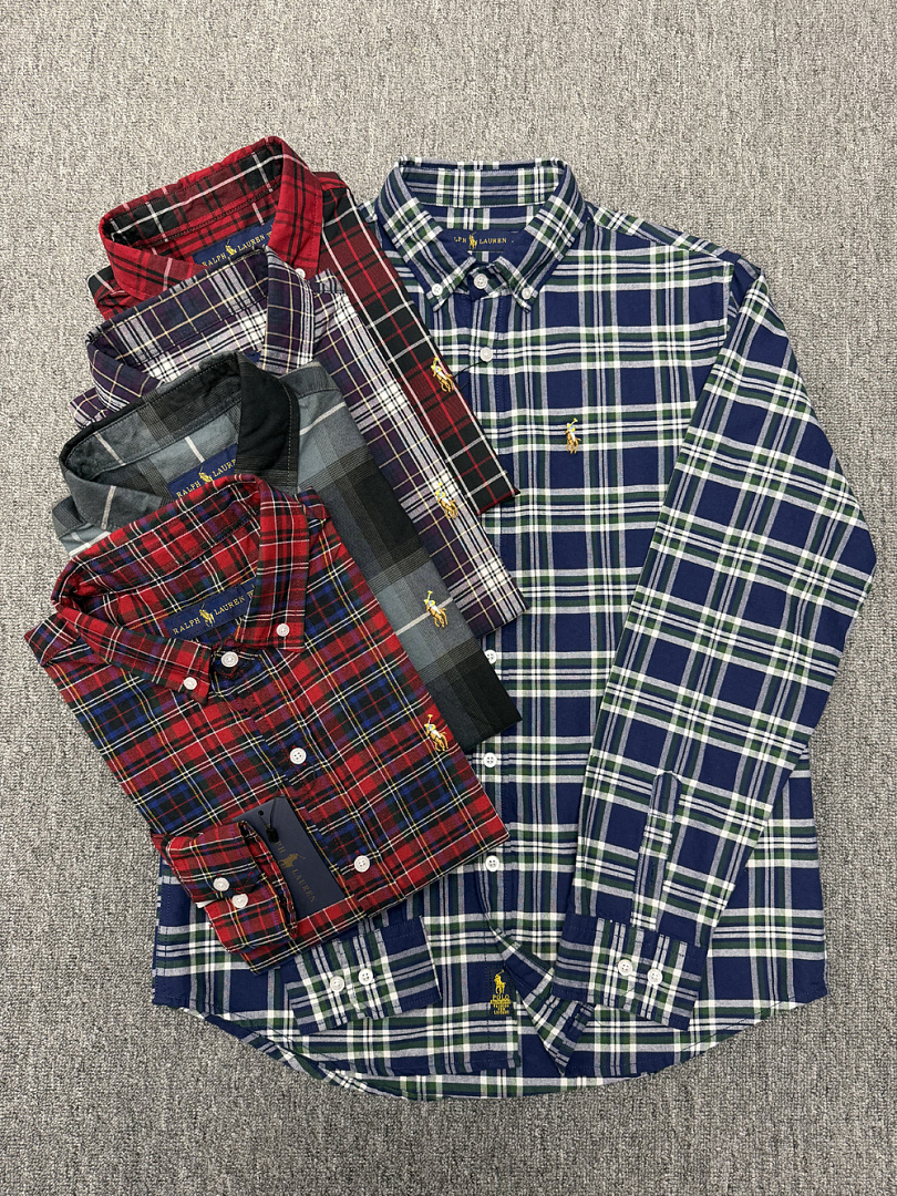 Ralph Lauren Classic Fit Plaid Oxford Shirt · A3248 — תמונה 27