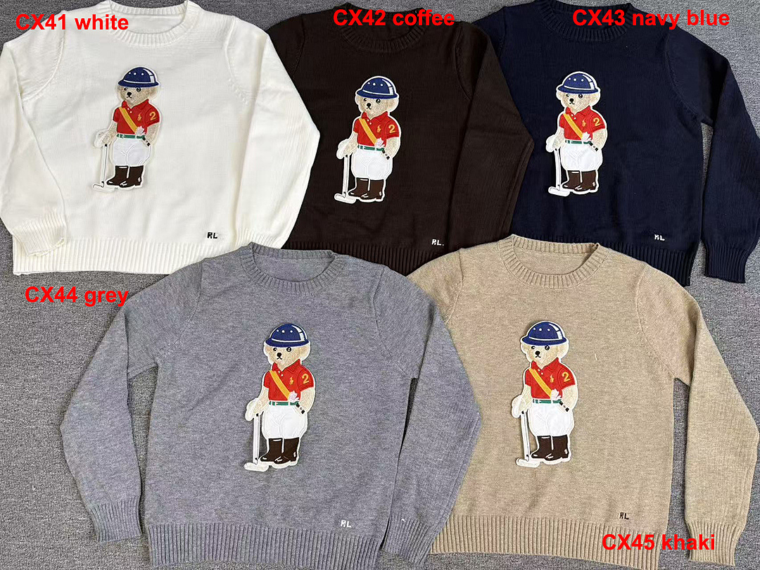 Ralph Lauren Polo Bear Cotton Crewneck Sweater · A3396 — תמונה 86
