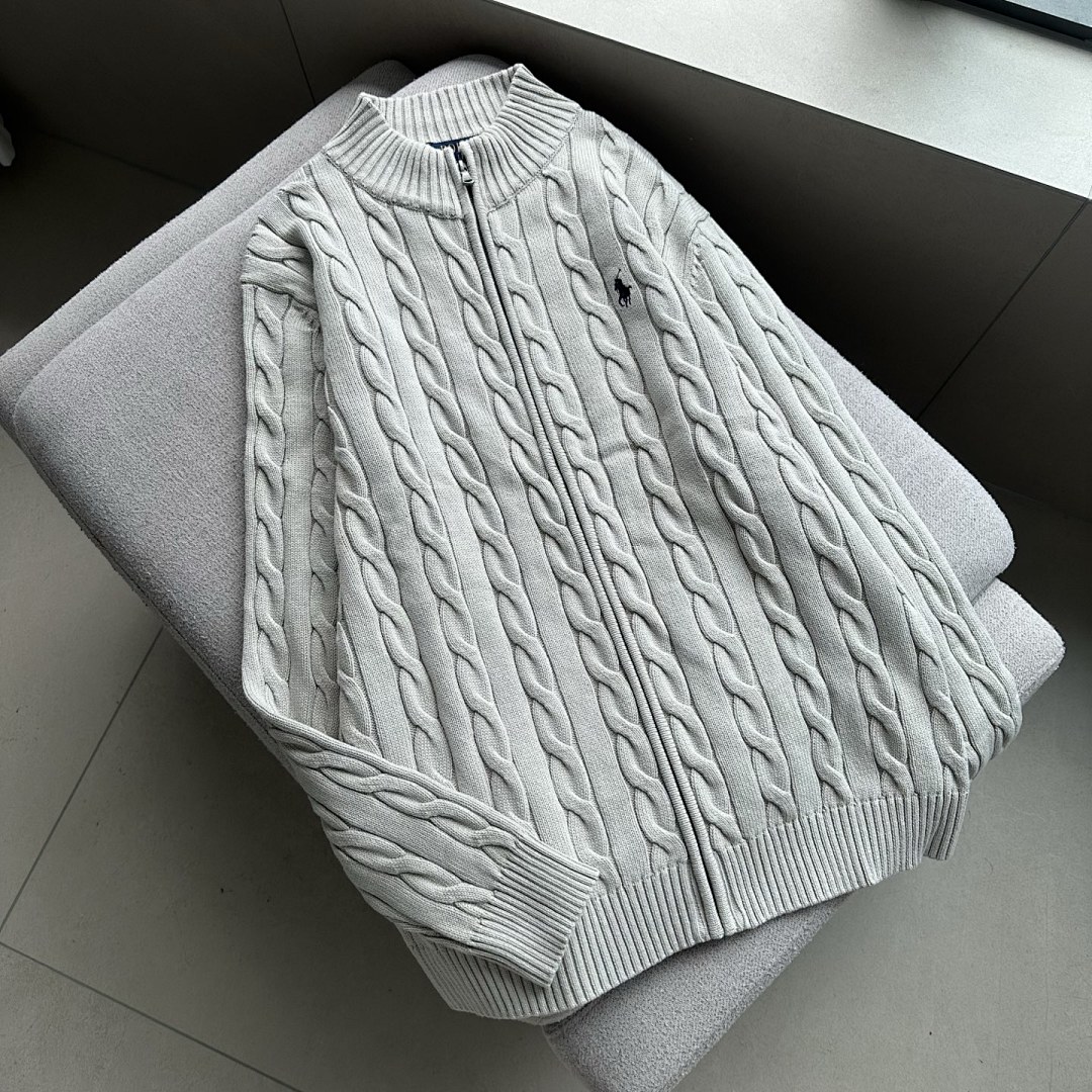 A2592 Rauph Lauren men sweater zipper model — תמונה 18