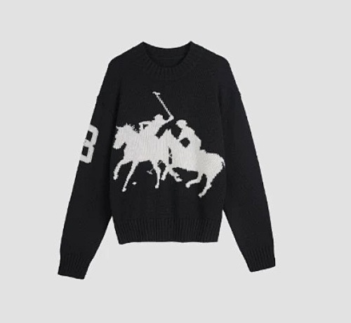 Ralph Lauren Big Pony Cotton Crewneck Sweater · A2834