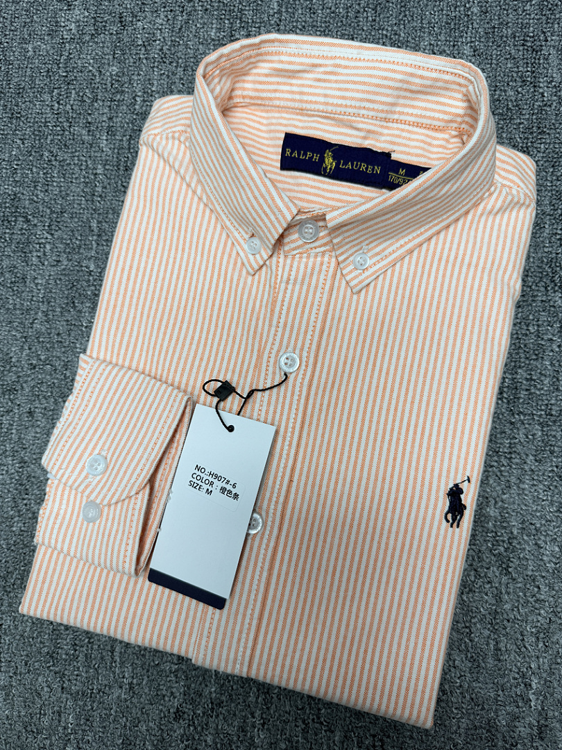 Ralph Lauren Striped Oxford Shirt · A3172 — תמונה 22