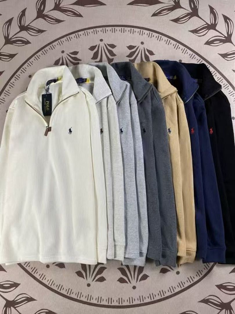 Ralph Lauren Estate Rib Half-Zip Pullover · A2555