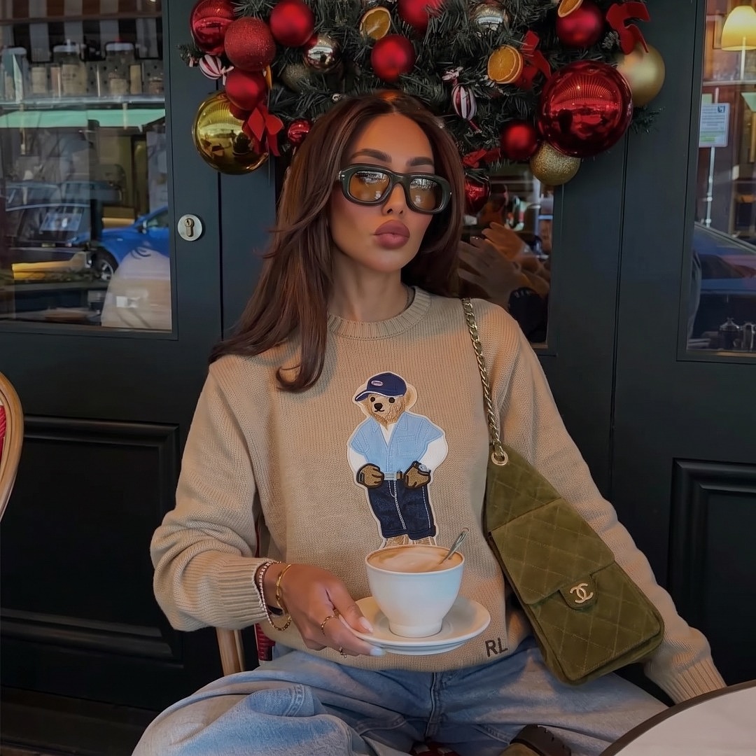 Ralph Lauren Polo Bear Cotton Crewneck Sweater · A3396 — תמונה 75