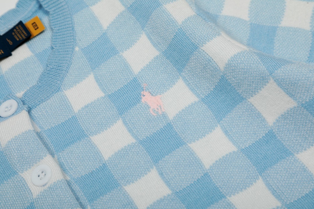 Polo Ralph Lauren Gingham Cotton Cardigan · A2341 — תמונה 5