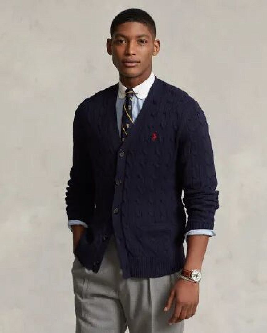 Ralph Lauren Cable-Knit Cotton Cardigan · A2797 — תמונה 5