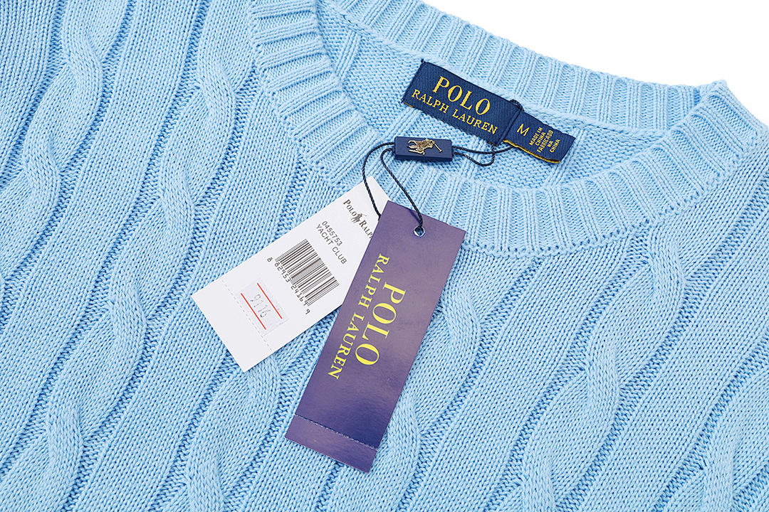 Polo Ralph Lauren Cable Knit Crewneck Sweater · A2819 — תמונה 5