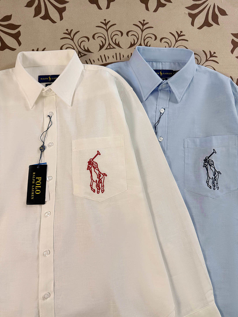 Polo Ralph Lauren Embroidered Big Pony Oversize Linen · A3085 — תמונה 20