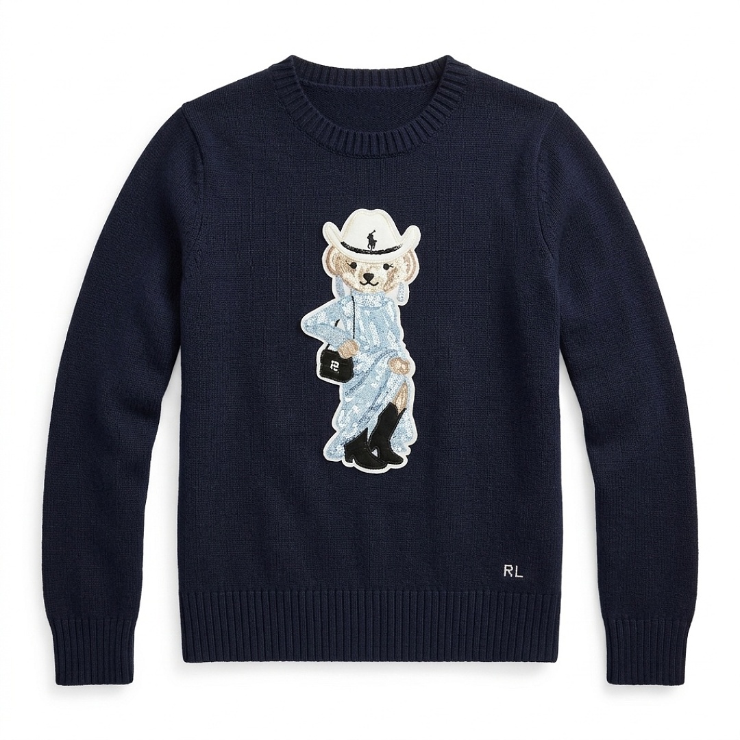 Ralph Lauren Polo Bear Cotton Crewneck Sweater · A3396 — תמונה 47