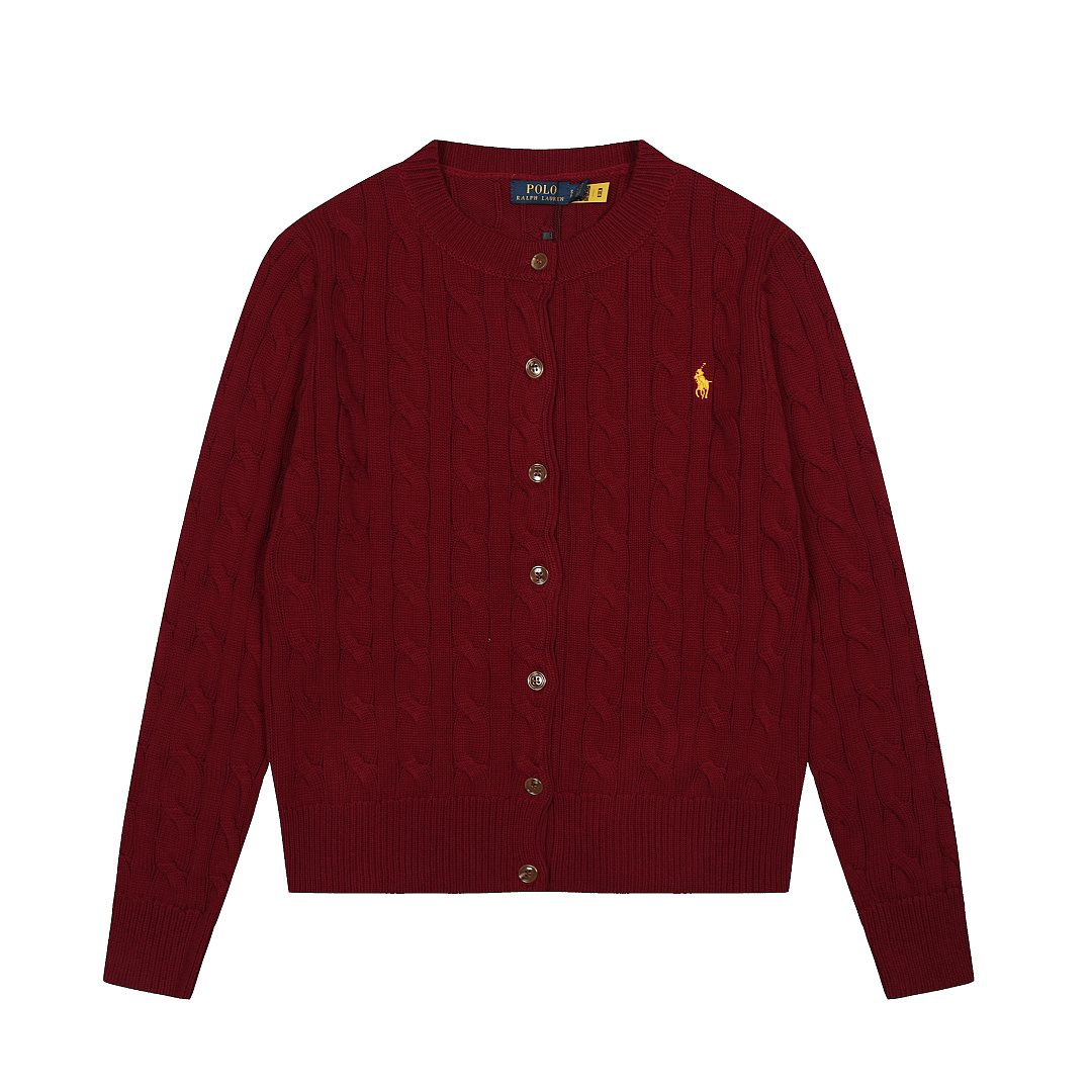 Ralph Lauren Cable Knit Cotton Cardigan · A3415 — תמונה 38
