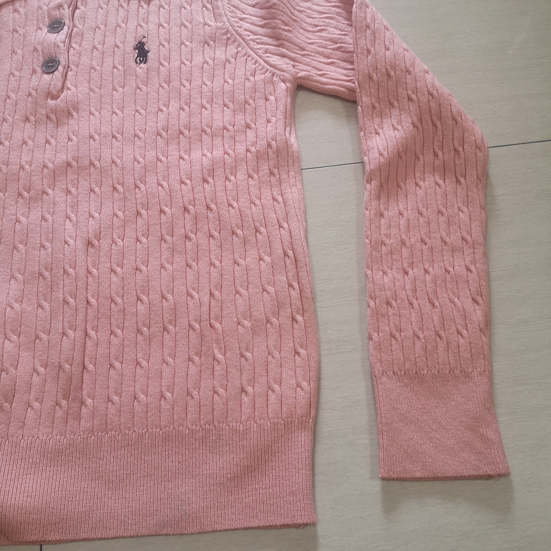 Ralph Lauren Cable-Knit Polo Sweater · A2356 — תמונה 3