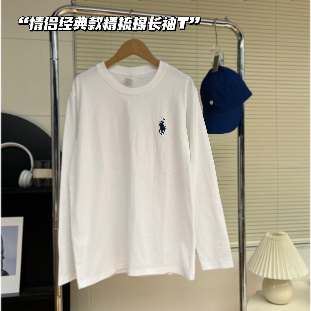 Polo Ralph Lauren Cotton Jersey Long Sleeve T-Shirt · A2712 — תמונה 14