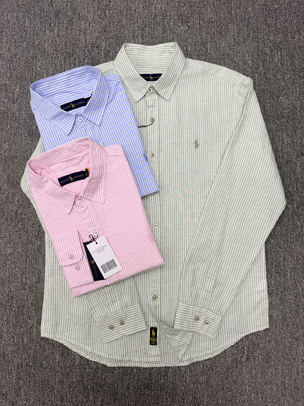 Polo Ralph Lauren Striped Oxford Shirt · A3156