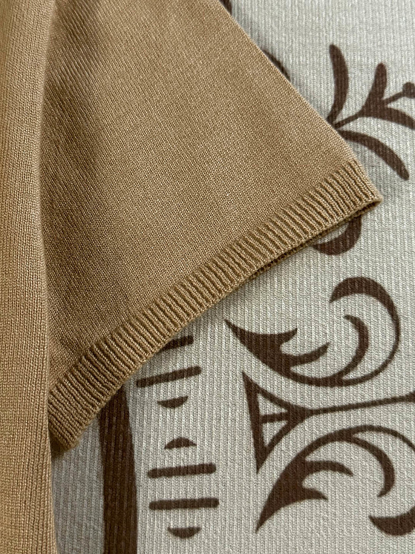 Ralph Lauren Ribbed Cotton Short Sleeve Sweater · A3074 — תמונה 22