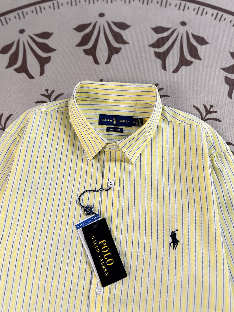 Ralph Lauren Classic Fit Striped Linen Shirt · A3124 — תמונה 21