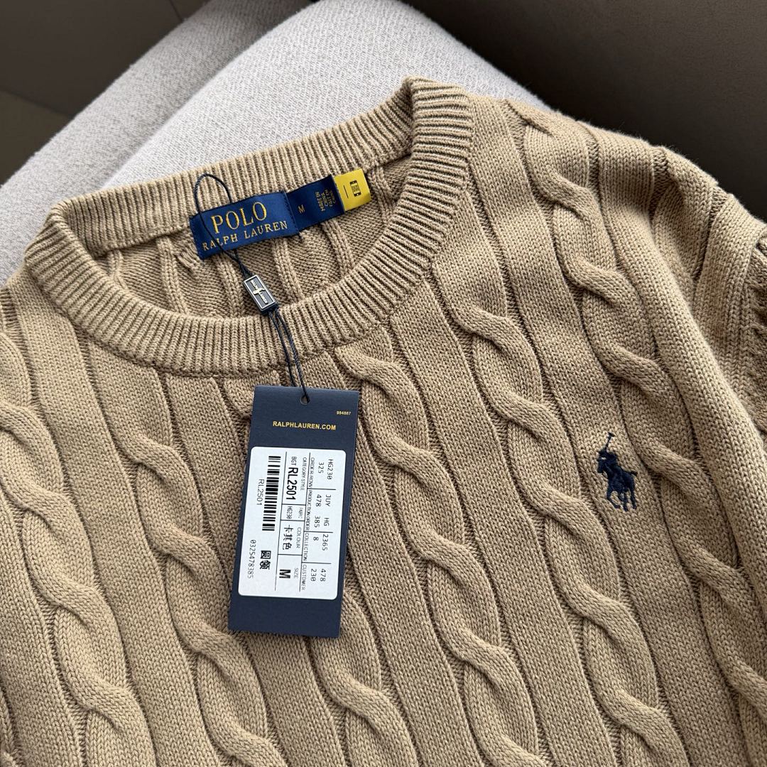 A2591 Rauph Lauren men sweater twist model — תמונה 21