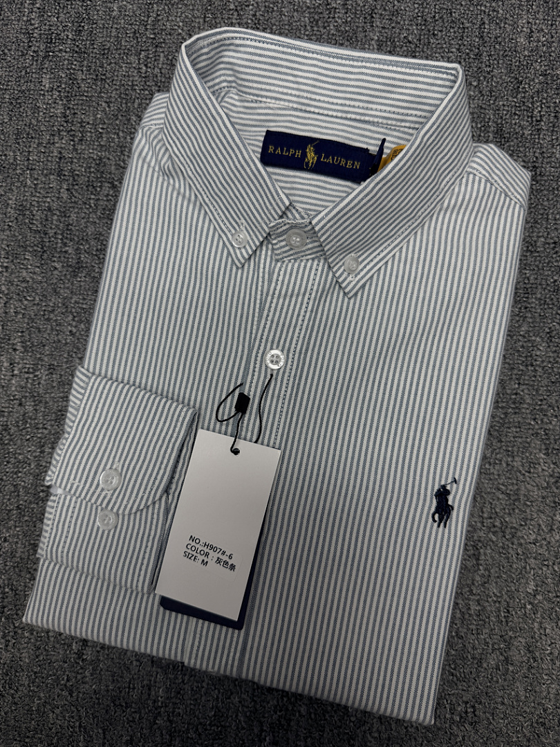 Ralph Lauren Striped Oxford Shirt · A3172 — תמונה 24